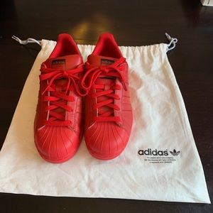 Red Adidas Shelltoes